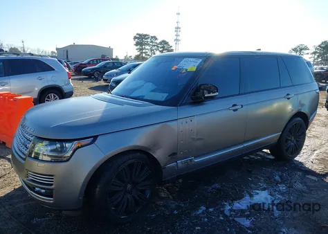 2017 Land Rover Range Rover 5.0L V8 Supercharged Autobiography z USA, uszkodzony, nr VIN SALGV5FE9HA339239